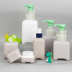 120ml 260ml 360m lanti-forfora shampoo quadrato bottiglia di shampoo per bambini pompa crema per le mani confezione quadrata bottiglia di lozione per il corpo