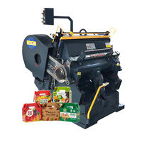 Boîtes en carton cosmétiques de papier de carton d'emballage semi-automatique commercial feuille d'alimentation ml 930 machines de découpe dominator rainage
