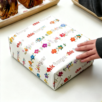 Papier d'emballage sulfurisé de qualité alimentaire imprimé personnalisé avec logos papier parchemin pour l'emballage