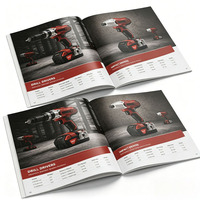 Impression de catalogue de produits personnalisés, brochure A4 couleur intégrale