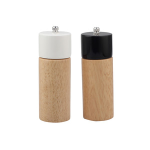Refillable Salt & Pepper Mills Adjust Wooden Salt <b>and</b> Pepper Grinder <b>Set</b> - Product Image 2