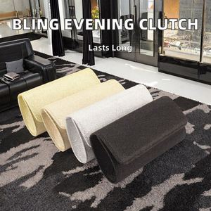 กระเป๋าคลัทช์สำหรับงานเลี้ยงสำหรับผู้หญิง ประดับด้วยเพชร คริสตัล และหิน - Product Image 2