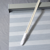 Stores verticaux isolants électriques en polyester avec persiennes intégrées, rideaux pare-soleil, vente en gros, sur mesure, finition mariage
