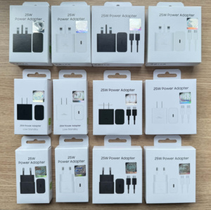 Caricabatterie EPT2510 PD 25W Tipo <span class=keywords><strong>C</strong></span> a Ricarica Super Veloce per <span class=keywords><strong>Samsung</strong></span>, Caricatore 25W con Cavo, Spina UK a 3 Pin e Set Cavo - Product Image 3