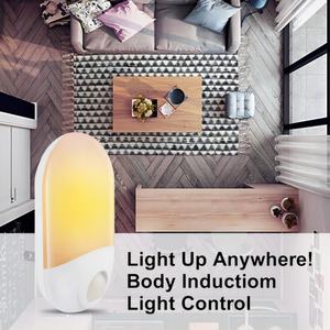 Veilleuse LED à brancher - Lampe de nuit à capteur photocellule automatique du crépuscule à l'aube, compatible prise britannique - Product Image 6