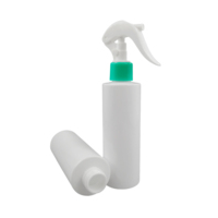 Flacon de pulvérisation en plastique PET, de qualité supérieure, rond, en noir ou blanc, transparent, avec bouchon à pompe, 250ml
