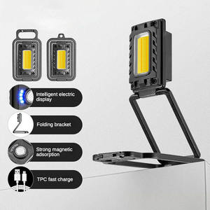 2026 New <b>Mini</b> COB <b>LED</b> Work <b>Light</b> USB Rechargeable Magnetic Work Lamp with Hanging Hook Waterproof Portable Flashlight for Car - Product Image 5