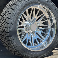 Jantes forgées sur mesure pour pick-up tout-terrain 4x4 5x5.5 6x6 22x12 24x14 26x14 26x16 5x127 5x139.7 6x135 6x139.7 8x165.1 8x170 8x200