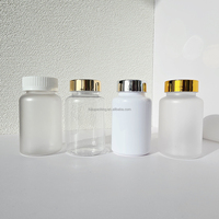 Flacon en plastique PET dépoli sérigraphié de 120 ml et 150 ml, de qualité alimentaire, avec bouchon à vis, pour pilules, comprimés de calcium, vitamines, OEM/ODM