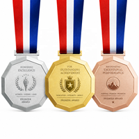 Medaglia in Lega di Zinco Personalizzata con Logo per Eventi Sportivi, Danza, Tornei di Judo e Karate, Trofei e Targhe