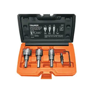 Truper 1 Unidad juego de 3 brocasierras de carburo de tungsteno Caja de carburo de tungsteno holey saws - Product Image 1