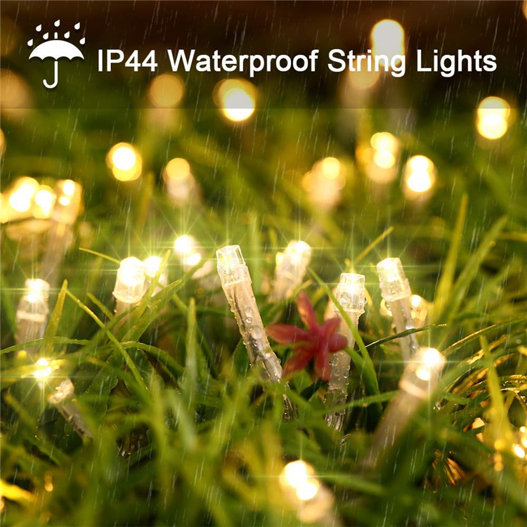 Yiliang Multicolor LED String Light - Battery Powered IP65 Waterproof Christmas Holiday Decoration