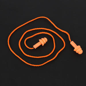 الجملة الضوضاء تقليل مريحة لينة سدادات الأذن عازلة للصوت مع حبل - Product Image 4