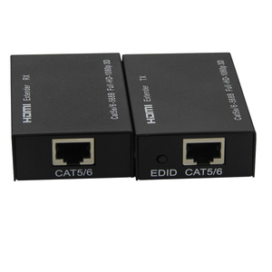 Vision Silver 60m <span class=keywords><strong>HDMI</strong></span> Extender Single Ethernet <span class=keywords><strong>Cat</strong></span> 5E/6 Compatible con 3D 1080P Control IR bidireccional Accesorio de audio y video - Product Image 1
