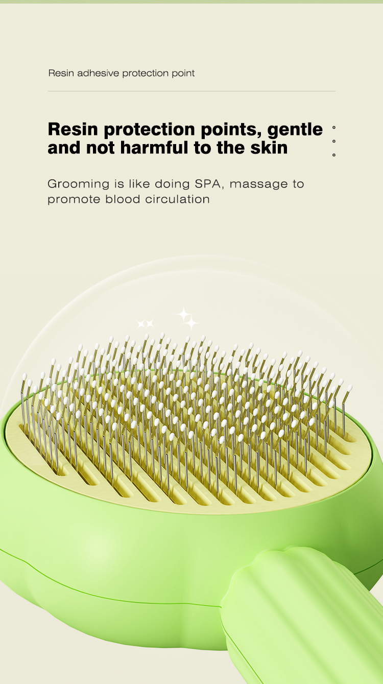 Flower Shaped Dogs Cat Hair Brush Remover Self Cleaning Slicker Sunflower Pet Dematting Comb