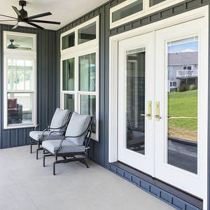 Prix de gros <span class=keywords><strong>Porte</strong></span> <span class=keywords><strong>d</strong></span>'<span class=keywords><strong>entrée</strong></span> extérieure durable en aluminium <span class=keywords><strong>Triple</strong></span> <span class=keywords><strong>vitrage</strong></span> Portes battantes ouvertes à charnières - Product Image 3