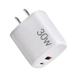 PD30W A + C caricatore portatile QC3.0 + USB tipo C adattatore di ricarica rapida US EU UK AU Plug Travel Charger - Product Image 5