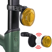 Nouveau réflecteur de vélo Anti-perte jaune support de feu arrière de vélo pour Air Tag Gps Tracker support de localisateur de vélo avec trouver mon appareil