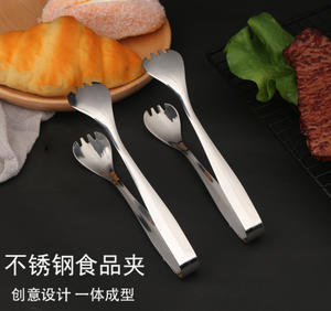 Pince à barbecue en acier inoxydable DFT36-4, pince à serviettes, pince à glace, pince alimentaire - Product Image 5