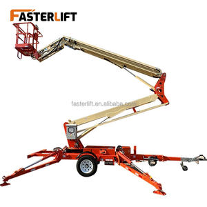 Plateforme élévatrice articulée remorquable de 12 m, 14 m, 16 m, 18 m, 20 m, 22 m, montée sur remorque, nacelle élévatrice pour la vente - Product Image 1