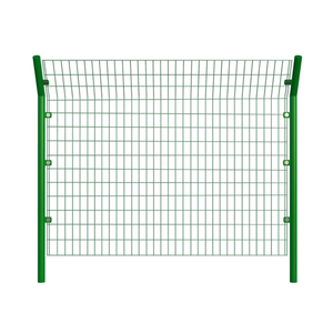 גדר רשת תיל מרותכת עם ציפוי Pvc ירוק ציפוי לוחות גידור אבטחה מתכת מגרש טניס - Product Image 5