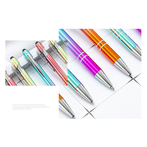 Hot Sale 2-in-1 Gradient Color Ballpoint <b>Pen</b> with Stylus Custom Logo Metal Aluminum Promotion Advertising Gift Laser Printing - Product Image 5