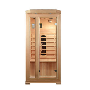 <span class=keywords><strong>Sauna</strong></span> <span class=keywords><strong>de</strong></span> <span class=keywords><strong>Madera</strong></span> <span class=keywords><strong>Individual</strong></span> para Exteriores, Terapia <span class=keywords><strong>de</strong></span> Luz Roja Infrarroja Lejana para 1-2 Personas - Product Image 3