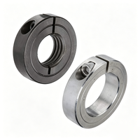 Collier de butée à vis de réglage, alésage 20 mm, 40*12, en acier au carbone et acier inoxydable, bague de limitation M5