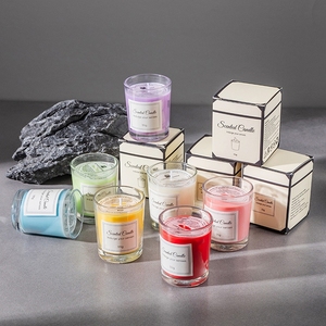 Bougies parfumées faveurs de mariage bougies de cire de soja personnalisées bougies d'aromathérapie de luxe cadeaux de mariée décor à la maison faveurs de fête à la main - Product Image 3