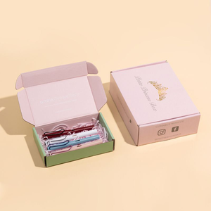 Cajas de Cartón Corrugado de Papel Kraft Marrón en Existencia, Precio Bajo, Rígidas, Reciclables, con Forro de Esponja para Envío, Logotipo Personalizado, Mate - Product Image 1