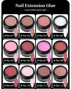 Oem nhãn hiệu riêng UV Gel <span class=keywords><strong>Builder</strong></span> Nail Extension Kit rõ ràng Nude màu hồng ngụy trang Poly Gel pháp phong cách cho DIY LED nguồn đèn - Product Image 5