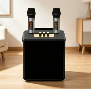 Altavoz Karaoke Portátil BT ABS-W6 <span class=keywords><strong>de</strong></span> Alta Potencia y Precio Accesible, Excelente <span class=keywords><strong>Sonido</strong></span> Estéreo <span class=keywords><strong>para</strong></span> Uso en el Hogar, Fiestas y Reuniones Familiares - Product Image 1