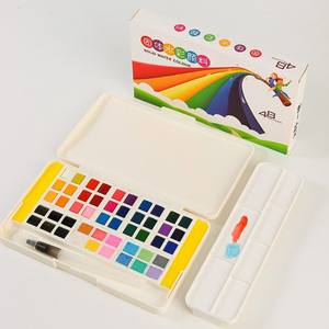 Acuarela para pintar <span class=keywords><strong>preo</strong></span>, 48 colores, pintura de color agua y relleno de pinceles con agua - Product Image 5
