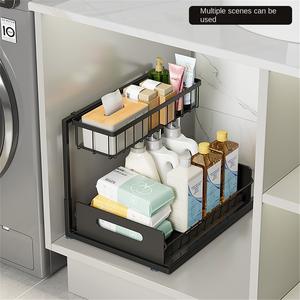 Étagères de cuisine murales modernes en acier inoxydable avec un design gain de place - Product Image 4