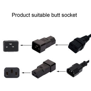 IEC 320 C20 C19 C14 C13 <strong>Power</strong> <strong>Plug</strong> <strong>Adapters</strong> 10A Rated Current Extension Socket Type - Product Image 5