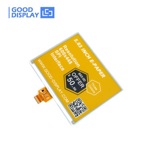 GDEW0583C64 Écran E-Paper 3 couleurs de 5,83 pouces, module E-Ink à faible coût, interface SPI compatible avec Arduino Raspberry Pi - Product Image 4