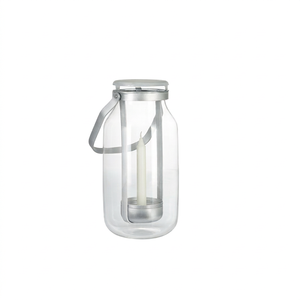 High on Demand Farmhouse Glass Candle jar Lantern Customized Hanging Lantern for Home and Garden Decoration from Exporter - Product Image 1