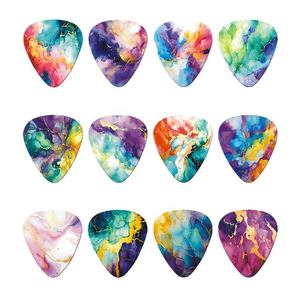 อุปกรณ์เสริมกีตาร์เบสขายส่ง ลายวงดนตรีร็อค แฟชั่น  ปิ๊กกีตาร์เซลลูลอยด์ ขนาด 0.46/0.71/0.96 มม. - Product Image 5