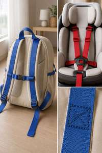 สายรัดไนลอนลายทวิลล์ขนาด 25 มม. สีตามสั่ง ทนทาน สำหรับกระเป๋าเป้สะพายหลัง เบาะนั่งเด็ก กระเป๋า อุปกรณ์เสริมสำหรับกิจกรรมกลางแจ้ง - Product Image 2