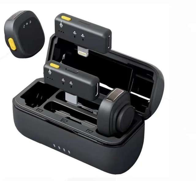 SX27 Mini Wireless Microphone with AI Noise Cancellation and Dual Reception Can Be Used for Taking Photos and Live Video
