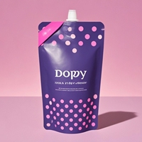 Modèle personnalisé matériau de qualité alimentaire emballage de liquide de boisson emballage de jus de café Doypack eau thé pochette à bec verseur debout