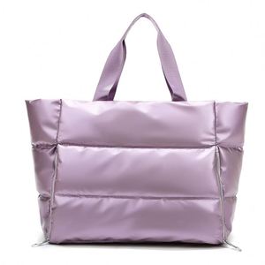 Sac fourre-tout portable en nylon de haute qualité pour femme avec fermeture éclair, séparation sec/humide, étanche, idéal pour le fitness, les voyages, le yoga et la natation - Product Image 6