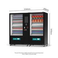 Magasin de marché utilisant de petits distributeurs réfrigérés pour distributeur d'épicerie distributeur automatique de boissons snack