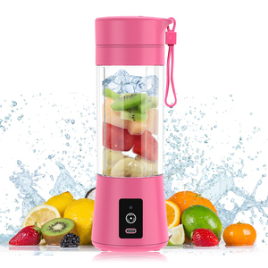 Powerful 6-Blade Mini Portable Blender - <b>USB</b> Rechargeable Juicer Cup for Fresh Fruits Smoothies On-the-Go Household Blender - Product Image 1