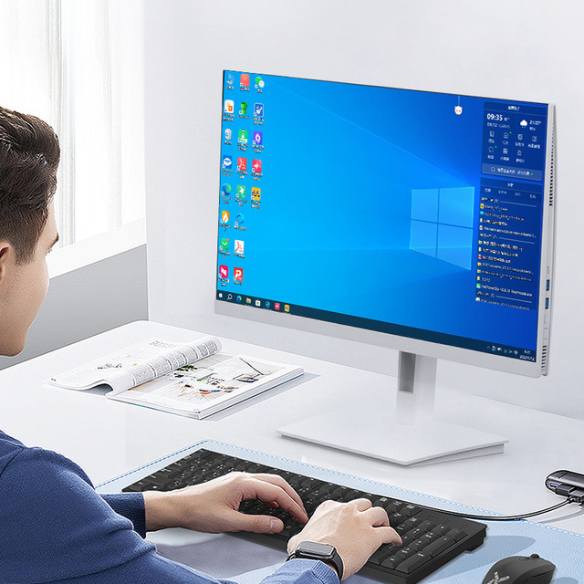Hot Selling Gaming Desktop Computer 24 27 32 Inch in I9 Monoblock Curved Monitor Computadora All in One PC I7 I5 AIO Gaming PC