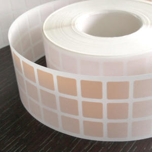 מפעל לספק מותאם אישית לוגו <span class=keywords><strong>pvc</strong></span> גל הולכי סביבות מדבקה מבריק לסיים מעגל לוח תווית עבור קוסמטיקה - Product Image 3