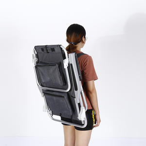 Venta al por mayor personalizado al aire libre ligero plegable Camping portátil de aluminio senderismo Picnic <span class=keywords><strong>mochila</strong></span> ajustable Silla de playa con logotipo - Product Image 5