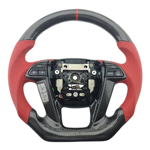 Venta Directa al por Mayor de Volante de Cuero Perforado con Fibra de Carbono para Honda Accord 8ª Gen. Crosstour - Product Image 1