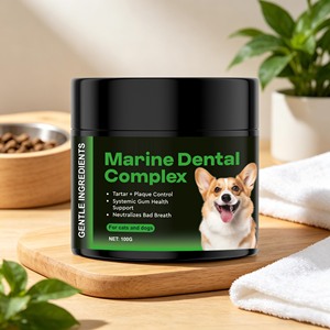 Complément dentaire en poudre de source marine pour chiens et chats, formule douce et non irritante pour toutes les générations et races - Product Image 6
