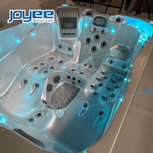 Joyee Trung Quốc Nhà cung cấp tốt nhất ngoài trời Whirlpool massage bồn tắm nước nóng 3 ghế Thác thiết kế France Spa bồn tắm ngoài trời - Product Image 2